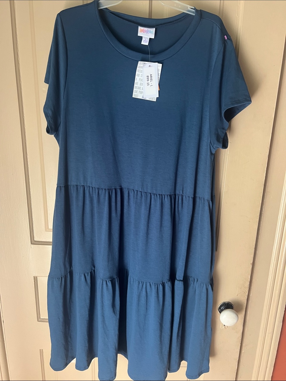 LuLaRoe Ariel New Blue dress L